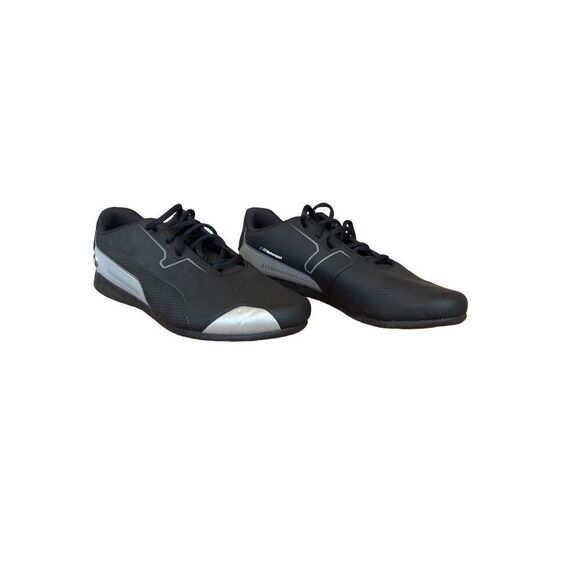 PUMA Mens Black And Silver BMW Motorsport Drift Cat 8 Motorsport Shoes Size 11 main image 4